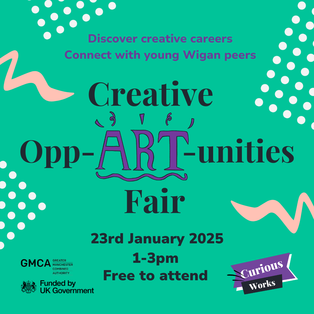 CReative Opp-ART-unities Fair, 23rd January 2025, 1-3pm. Free to attend.